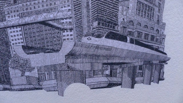 Dourone, Paris - murale, gros plan1 © Helen Doyle 2013 Dourone, Paris - murale, gros plan1 © Helen Doyle 2013