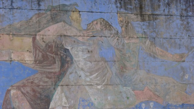 Murale extérieure, Maisons des Arts, Créteil © Helen Doyle 2013