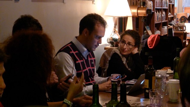 Max-Antoine Guérin et Nadia Benchallal © Helen Doyle 2013 P1060112