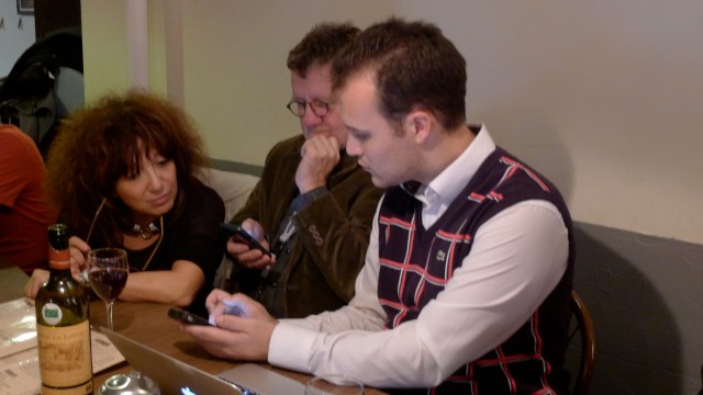 Lizzie Sadin, Michel Tremblay, Max-Antoine Guérin © Helen Doyle 2013 P1060117