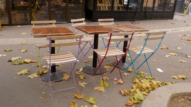 Les chaises en hiver © Helen Doyle 2013 P1070363