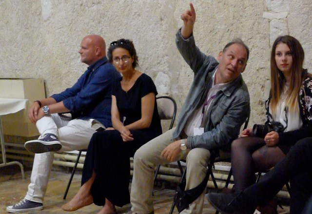 Jeroen van Haren, Nadia Benchallal, Bertrand Carrière, Floriane Fabre © Helen Doyle 2014 -P1080425