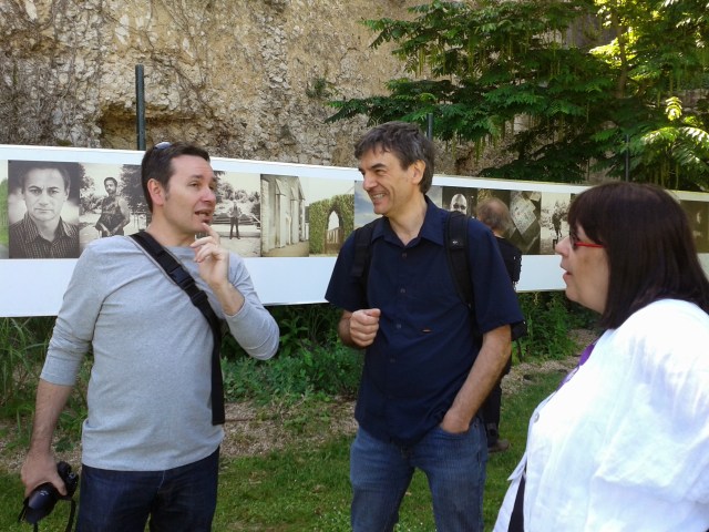 Gérald Vidamment, J.-F. Bérubé, (Claude Goulet de dos) et H.D. © Germain Bonneau 2014